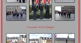 Cérémonie du 11 novembre 2022 à Quimper